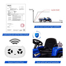 12V Battery-Powered Kids Ride-On Tractor with Trailer and Remote Control for Toddlers Magic Cars 3