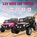 12V Electric 2-Seater Kids Ride-On Jeep Truck with Remote Control Magic Cars 12