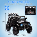 12V Kids Ride-On 2WD Battery-Powered Truck Car with Remote Control Magic Cars 7