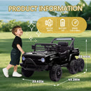 12V Kids Electric Ride-On Truck with 6 Wheels, Music, and Remote Control Magic Cars 3