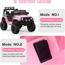 12V Battery-Powered Pink Kids Ride-On 4-Wheeler Truck with Remote Control Magic Cars 2