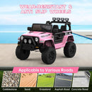 12V Battery-Powered Pink Kids Ride-On 4-Wheeler Truck with Remote Control Magic Cars 6