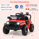 12V Electric Red Ride-On Truck for Kids Magic Cars 3