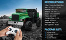 12V Battery-Powered Kids Electric Ride-On Truck Car with Remote Control Magic Cars 4