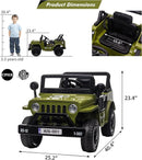 12V Electric Ride-On Truck Car for Kids with Remote Control and LED Lights Magic Cars 4