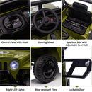 12V Electric Ride-On Truck Car for Kids with Remote Control and LED Lights Magic Cars 8