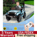 12V Kids Ride-On Truck Car with LED Lights, Horn, Music, and Spring Suspension Magic Cars 1