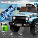 12V Kids Ride-On Truck Car with LED Lights, Horn, Music, and Spring Suspension Magic Cars 3