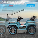 12V Kids Ride-On Truck Car with LED Lights, Horn, Music, and Spring Suspension Magic Cars 6