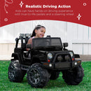 12V Kids Ride-On Truck Car with Remote Control, Spring Suspension, Bluetooth, and LED Lights Magic Cars 2