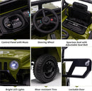 12V Kids Ride-On Truck Car Toy with Remote Control for Children Magic Cars 2