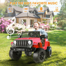 12V Kids Ride-On Truck Car with LED Lights, Parent Remote Control, and Spring Suspension Magic Cars 4