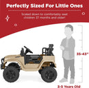 12V Kids Ride-On Truck Car with Parent Remote Control, Spring Suspension, and LED Lights Magic Cars 3