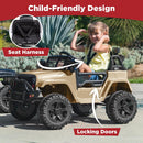 12V Kids Ride-On Truck Car with Parent Remote Control, Spring Suspension, and LED Lights Magic Cars 4