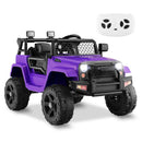 12V Purple Remote Control Kids Ride-On Truck with LED Lights Magic Cars Variant 0