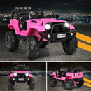 12V Black Ride-On Truck for Kids with Remote Control and LED Lights Magic Cars 10