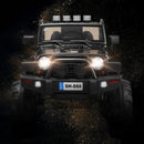 12V Black Ride-On Truck for Kids with Remote Control and LED Lights Magic Cars 1