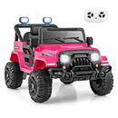 12V Kids Ride-On Truck Car with Remote Control, Threaded Wheels, 3 Speeds, and LED Lights Magic Cars 10