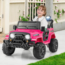 12V Kids Ride-On Truck Car with Remote Control, Threaded Wheels, 3 Speeds, and LED Lights Magic Cars 2