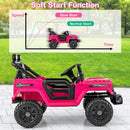 12V Kids Ride-On Truck Car with Remote Control, Threaded Wheels, 3 Speeds, and LED Lights Magic Cars 6