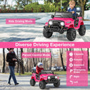 12V Kids Ride-On Truck Car with Remote Control, Threaded Wheels, 3 Speeds, and LED Lights Magic Cars 9