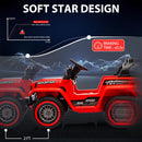 12V Kids Ride-On Truck Car with Remote Control, Music, LED Lights, and Horn Magic Cars 4
