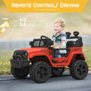 12V Kids Ride-On Truck Car with Remote Control, Spring Suspension, LED Lights, and Bluetooth Magic Cars 9