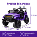 12V Electric Kids Ride-On Truck Toy with 2.4G Remote Control for Boys and Girls Magic Cars 24