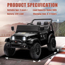 12V Kids Electric Ride-On UTV Truck with Remote Control and Bluetooth Off-Road Toy Car Magic Cars 1