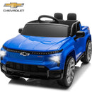 12V Kids Electric Ride-On Truck Licensed Chevrolet Silverado with Remote Control Toy Magic Cars 0
