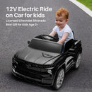 12V Kids Electric Ride-On Truck Licensed Chevrolet Silverado with Remote Control Toy Magic Cars 19