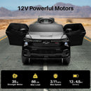 12V Kids Electric Ride-On Truck Licensed Chevrolet Silverado with Remote Control Toy Magic Cars 21