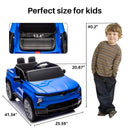 12V Kids Electric Ride-On Truck Licensed Chevrolet Silverado with Remote Control Toy Magic Cars 6