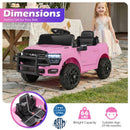 12V RAM 3500 Battery-Powered Kids Ride-On Truck with Remote Control Magic Cars 9