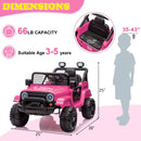 12V Remote-Controlled Battery-Powered Ride-On Truck for Kids with Four Wheels Magic Cars 3