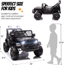 12V Battery-Powered Kids Ride-On Truck with Remote Control and 4 Wheels Magic Cars 1