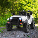 12V Kids Ride-On Truck with Remote Control and Headlights Black Magic Cars 11