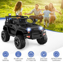12V Kids Ride-On Truck with Remote Control and Headlights Black Magic Cars 4