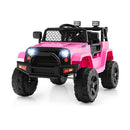 12V Kids Ride-On Truck with Remote Control and Headlights Black Magic Cars 5