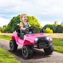 12V Kids Ride-On Truck with Remote Control and Headlights Black Magic Cars 7
