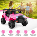 12V Kids Ride-On Truck with Remote Control and Headlights Black Magic Cars 9