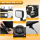 12V Kids Ride-On Truck with Remote Control and Built-In Music Player Magic Cars 11