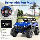 12V Kids Ride-On Truck with Remote Control, Slow Start, Safety Belt, and Rear Storage Magic Cars 7