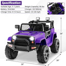 12V Kids Ride-On Truck with Safety Features and MP3 Player for Children Magic Cars 8