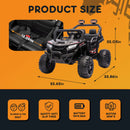12V Electric Ride-On UTV for Kids with 2WD, Remote Control, Safety Bar, and 2-Hour Battery Life Magic Cars 3