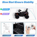 12V Kids Ride-On UTV Truck with Remote Control, Music, and 390W Dual Motors Magic Cars 2