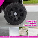 12V Pink Kids UTV Ride-On Car with Remote Control, LED Lights, and 3 Speed Options for Ages 3+ Magic Cars 4