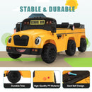 12V Electric 2-Seater Kids School Bus Ride-On Toy Car with Remote Control Magic Cars 3