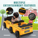 12V Electric 2-Seater Kids School Bus Ride-On Toy Car with Remote Control Magic Cars 4