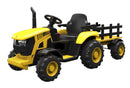 12V Kids Ride-On Tractor with Trailer, LED Lights, Music, and Remote Control Magic Cars 10